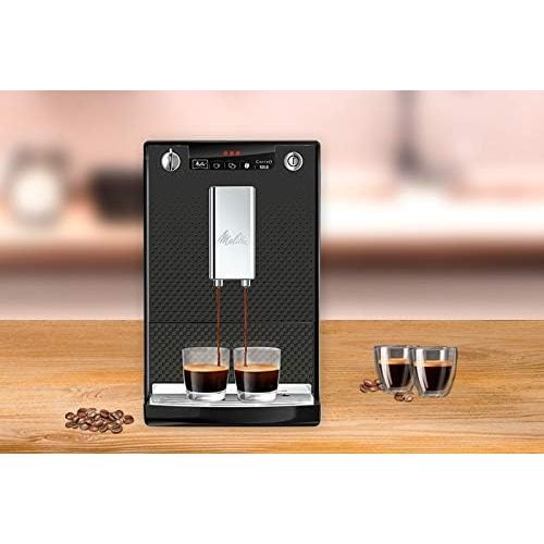  Melitta Caffeo Solo InmouldKaffeemaschine (freistehend, halbautomatisch, Espresso Machine, Kaffeebohnen, Schwarz, LCD)