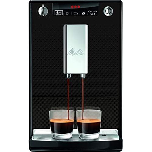  Melitta Caffeo Solo InmouldKaffeemaschine (freistehend, halbautomatisch, Espresso Machine, Kaffeebohnen, Schwarz, LCD)