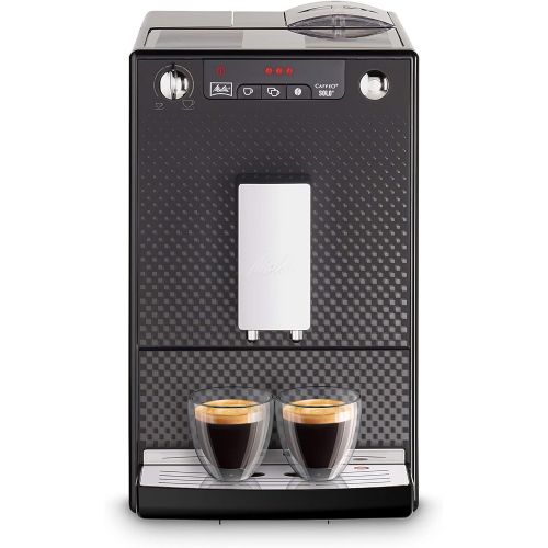  Melitta Caffeo Solo InmouldKaffeemaschine (freistehend, halbautomatisch, Espresso Machine, Kaffeebohnen, Schwarz, LCD)