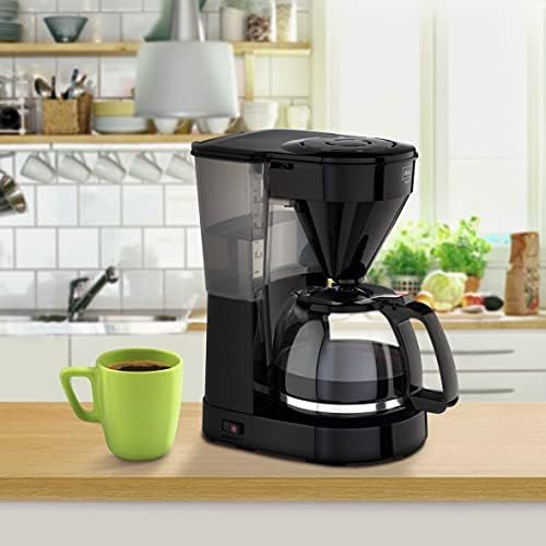  MELITTA Melitta Easy 1023-02 , Filterkaffeemaschine mit Glaskanne, Kompaktes Design, Schwarz