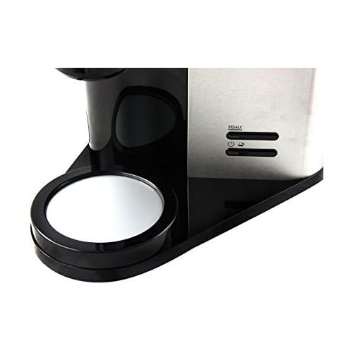  Melitta Filterkaffeemaschine, Aromaschalter, Inkl. Glaskanne, Aroma Elegance, Schwarz/Edelstahl, 1012-01