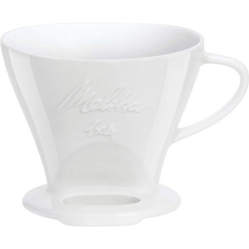  Melitta 219025 Filter Porzellan Kaffeefilter + Handbrueh-Wasserkessel mit Schwanenhalsausguss