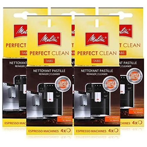  Melitta Perfect Clean Espresso Machines ReinigungsTabs 4x1,8g (5er Pack)