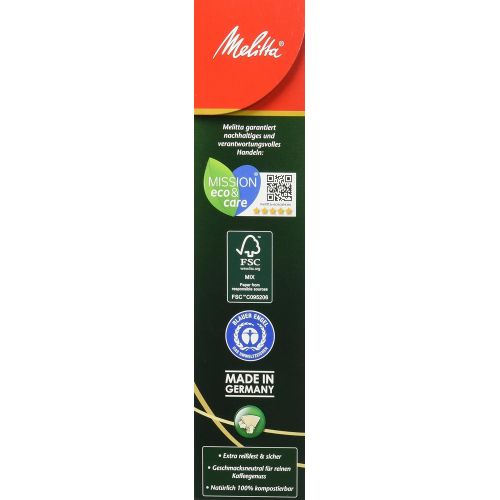  Melitta Gourmet Filtertueten, AromaporenPlus, Naturbraun, 4er Pack (4 x 80 Stueck)