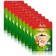 Melitta Filtertueten 102/80 naturbraun Aroma, 9er Pack (9 x 80 Stueck)