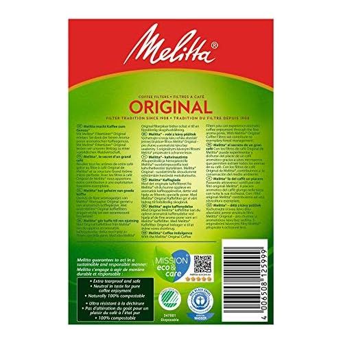  Melitta Filtertueten 101, Aromapor Papier, Naturbraun, (9x40) Stueck