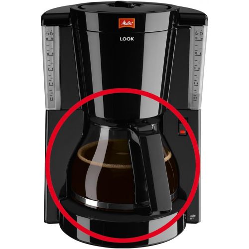  Melitta Look Basis, Selection Glaskanne, schwarz