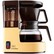 [아마존베스트]Melitta Aromaboy 1015-03, Kleine Filterkaffeemaschine mit Glaskanne, Beige/Braun