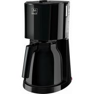 Melitta 1017-02, Filterkaffeemaschine, AromaSelector, Kaffeemaschine ENJOY BASIS, Kunststoff, 1.2 liters, Glaskanne Schwarz
