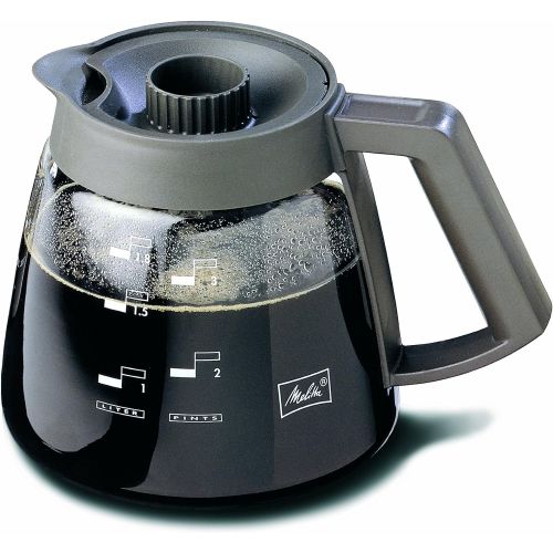  Melitta Glaskanne, Ersatz- Kaffeekanne fuer Filterkaffeemaschinen, Borosilikatglas, 1,8 l