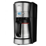 Melitta 46894 10-Cup Thermal Coffeemaker, Carafe, Silver
