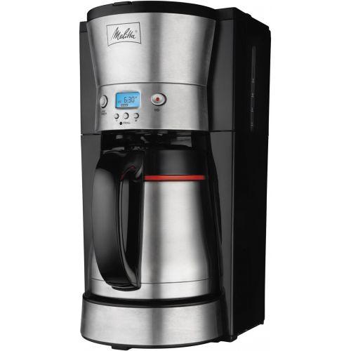  Melitta 46894 10-Cup Thermal Coffeemaker, Carafe, Silver