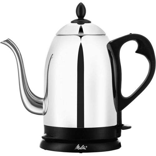  Melitta Precision Pour Over Electric Kettle Gooseneck Pour Over Coffee Kettle Tea Kettle Stainless Steel Kettle 40 oz (1.2 L)