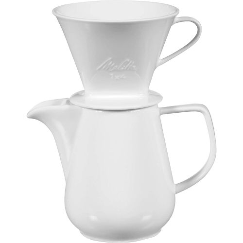  Melitta Gourmet Coffeemaker, Pack of 1, Porcelain Carafe