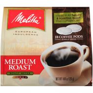 Melitta Single Cup Coffee Pods for Senseo & Hamilton Beach Brewers, Medium Roast Coffee, 18 Count