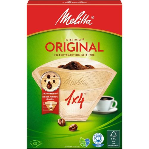  Visit the Melitta Store Melitta Filter Bags Natural Brown 80 Filter Bags