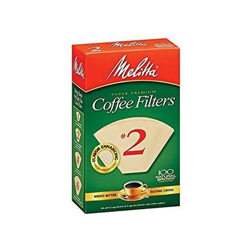  [아마존베스트]Melitta Pour Over Coffee Cone Brewer & #2 Filter Natural Brown Combo Set, Black