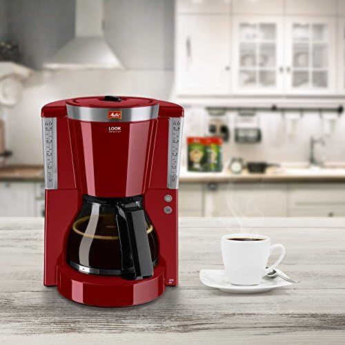  [아마존베스트]Melitta 1011 Look IV Selection Coffee Filter Machine, Red