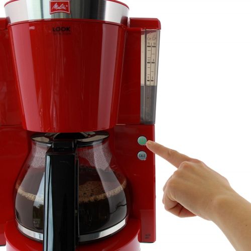  [아마존베스트]Melitta 1011 Look IV Selection Coffee Filter Machine, Red