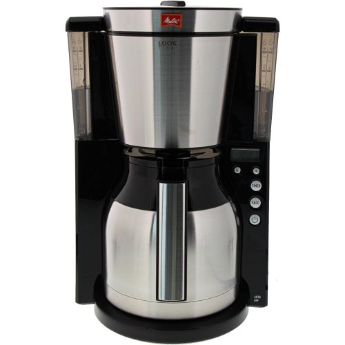  [아마존베스트]Melitta Look Therm Timer Filter Coffee Machine with Thermal Jug and Timer Function, AromaSelector