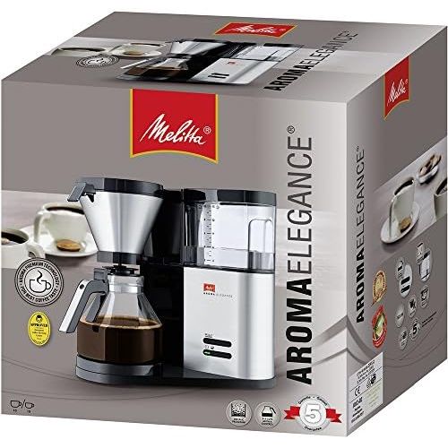  [아마존베스트]Melitta, Filter Coffee Maker with Glass Jug, Aroma Elegance, Aroma Switch