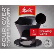 Melitta Coffee Maker, Porcelain Cone Drip Brewer, (Pack of 4)