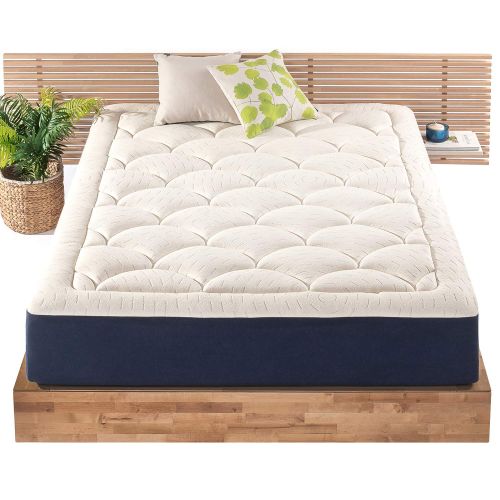  Mellow MELLOW 12 Inch Marshmallow Full Mattress, Bed in a Box, Pillow-Top, Plush, Cushion-TopCertiPUR-US Certified Non Toxic Foams, Oeko-TEX Certified Eco Cover, 10-Year Warranty