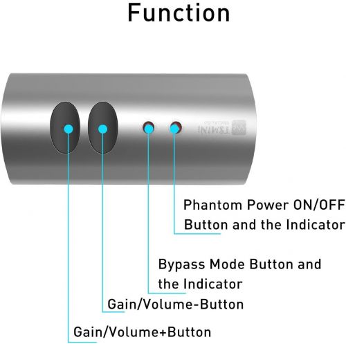  USB Audio Interface，MeloAudio TS MINI compact Instrument/Microphone Audio Interface for iPhone, iPad，Android Devices, Mac and PC