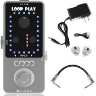 MeloAudio Guitar Looper Pedal Loop Effects 10 Minutes Looping Time Loop Station 9 Loops 40 minutes Record Time with USB Cable for Electric Guitar Bass Drum