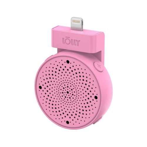  MeloAudio [Apple MFi Certified] Lolly Microphone iOS 3D Digital Stereo Condenser Recording Microphone Compatible for iPhone iPad iPod，Record Your Demos, Speeches, Performances, Show (Pink)