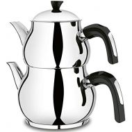 [아마존베스트]Melody Turkish Teapot Caydanlik Demlik Induction Kettle