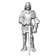 Melody Jane Dolls Houses Melody Jane Dollhouse Knight in Medeival Armour Kit Miniature 1:12 Accessory