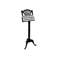 Melody Jane Dolls Houses Melody Jane Dollhouse Black Music Stand Miniature 1:12 Scale Accessory