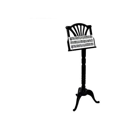  Melody Jane Dolls Houses Melody Jane Dollhouse Black Music Stand Miniature 1:12 Scale Accessory