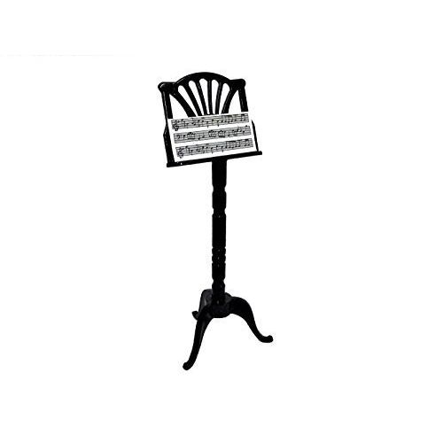  Melody Jane Dolls Houses Melody Jane Dollhouse Black Music Stand Miniature 1:12 Scale Accessory