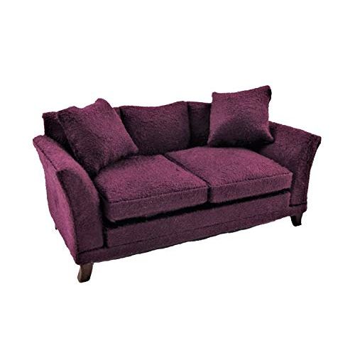  Melody Jane Dolls Houses Melody Jane Dollhouse Modern Purple Sofa Contemporary Living Room Furniture