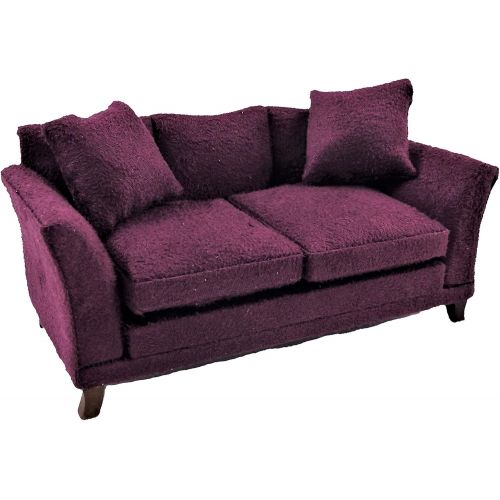  Melody Jane Dolls Houses Melody Jane Dollhouse Modern Purple Sofa Contemporary Living Room Furniture