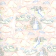 Melody Jane Dolls Houses Melody Jane Dollhouse Little Bo Peep Miniature Print Nursery Wallpaper