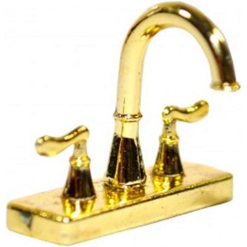  Melody Jane Dolls Houses Dolls House Modern Brass Mixer Tap Faucet Miniature 1:12 Kitchen Accessory