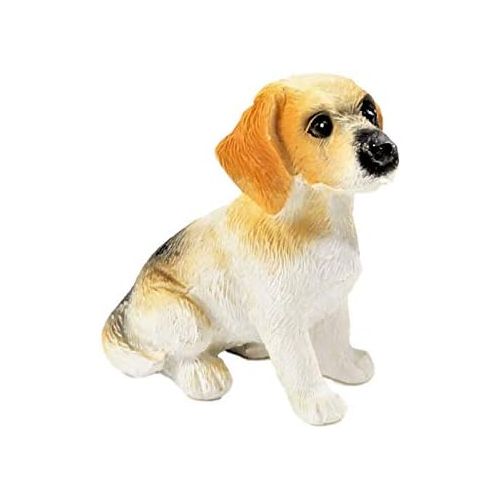  Melody Jane Dolls Houses Dolls House Beagle Sitting Pet Dog Miniature 1:12 Scale Accessory