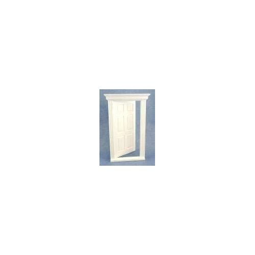  Melody Jane Dolls Houses White Plastic 6 Panel Georgian Door 1:24 Scale DIY Builders