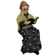 Melody Jane Dolls Houses Melody Jane Dollhouse Old Lady Sitting with Book 1:12 People Resin Figure