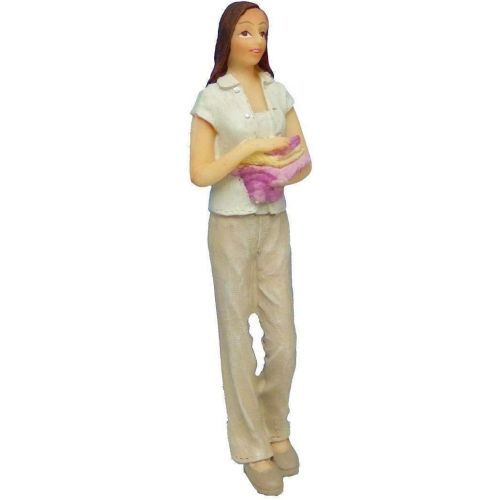  Melody Jane Dolls Houses Melody Jane Dollhouse People Modern Woman Carrying Towels 1:12 Resin Figure
