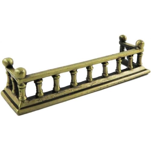  Melody Jane Dolls Houses House Miniature Accessory Antique Brass Fireplace Fender 1:12 Scale