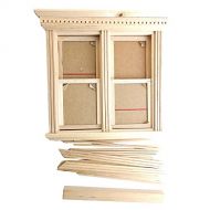 Melody Jane Dolls Houses House Miniature Builders DIY 1:12 Scale Double York Town Working Window