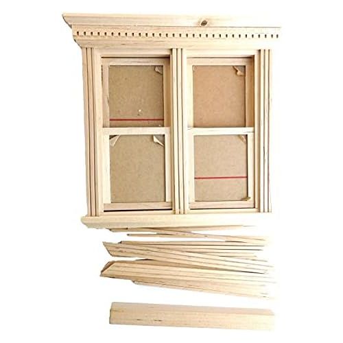  Melody Jane Dolls Houses House Miniature Builders DIY 1:12 Scale Double York Town Working Window