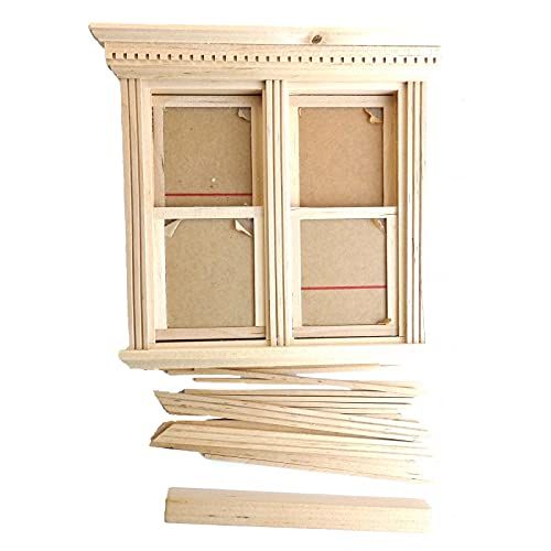  Melody Jane Dolls Houses House Miniature Builders DIY 1:12 Scale Double York Town Working Window