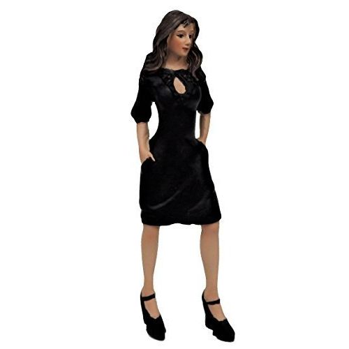  Melody Jane Dolls Houses Melody Jane Dollhouse People Modern Woman in Little Black Dress Resin Figure