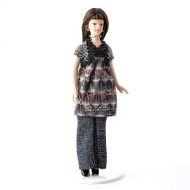 Melody Jane Dolls Houses Melody Jane Dollhouse Modern Woman in Bolero Miniature Porcelain People 1:12