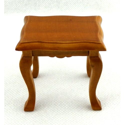  Melody Jane Dolls Houses Walnut Side Lamp Table Victorian Miniature Living Room Furniture